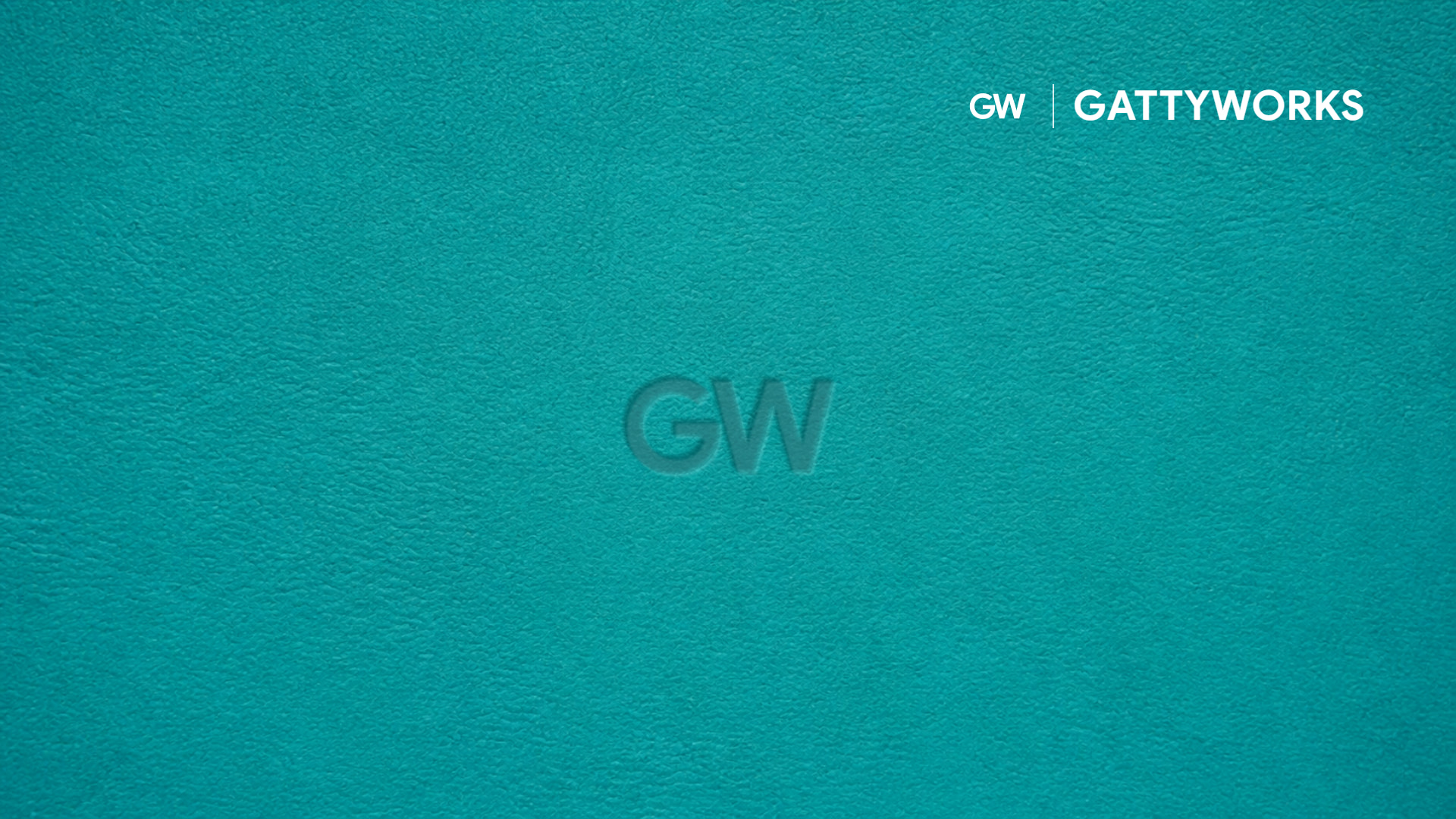 GattyWorks Zoom and Meet background - Leather teal